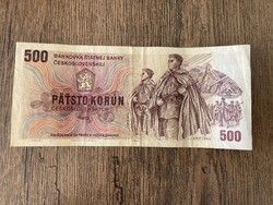 Csehszlovákia 500 Korona 1973 VF