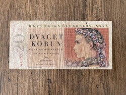 Csehszlovákia 20 Korona 1949 F