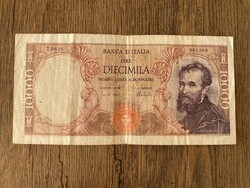 Olaszország 10000 Líra 1973 F+