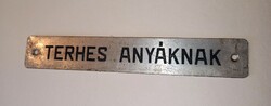 RARE PREGNANT MOTHERS ALU PLATE