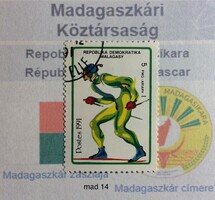 Madagaszkár bėlyeg -hiánypótl. ( mad 14)