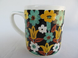 Granite Ceramic Flower Mug