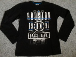 Pepco black cotton long sleeve top t-shirt 158-164 New