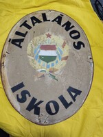 Régi festett iskolatábla