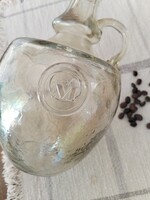 Július Meinl - pecsét nyomattal, kávé tároló butella