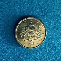 Olaszország - Italy - 50 euro cent - 2002 coin - aUNC