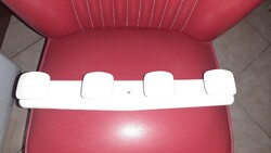 Retro Vintage Plastic Wall Hook White