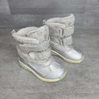 Lupilu Gray Floral Girls' Boots, 21