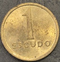 Portugália 1 Escudo, 1984.
