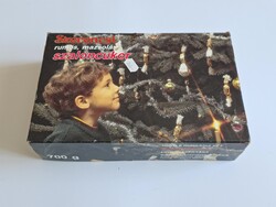 Régi karácsonyi Szerencsi szaloncukor papírdoboz – 1990-es évek eleje