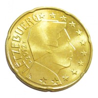 Luxemburg,20 eurocent 2012 aUNC+