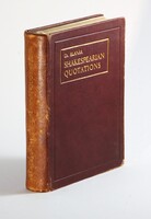 1928 - Shakespeare Quotes in Burgundy Full Leather Binding with Gold Section, in Original Case !!