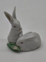 I.o. Herendi kukoricázó nyulak /nyuszi páros porcelán figura