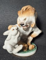Lomonosov LFZ  (Lomonoszov) orosz szovjet porcelán figura
