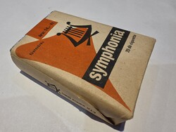 Retro régi kőkemény bontatlan piros symphonia cigaretta dohány trafikárú szocreál Monimpex skc