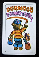 Dörmögő Dömötör kártyanaptár 1984