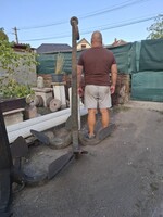 Kovácsoltvas horgony,vasmacska