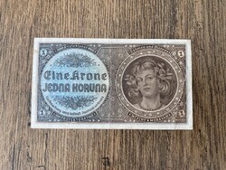 Cseh-Morva Protektoratus 1 Korona 1940 VF