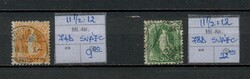 CH 9 - Svájc Álló Helvetia klasszikus bélyeg tétel - 2 db (Michel 74D, 78D)