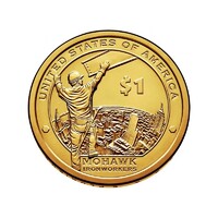 USA,1 dollar 2015 D - Amerikai őslakosok - Mohawk magasépítők aUNC+