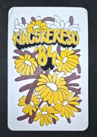 Kincskereső irodalmi folyóirat gyerekeknek kártyanaptár 1984