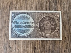 Cseh-Morva Protektorátus 1 Korona 1940 VF