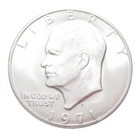 USA,1 dollar 1971 S aUNC+ ezüst 24.59g400