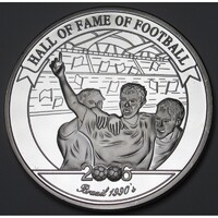 Uganda,2000 shillings 2006 PP - A futball legendái - Aldair UNC ezüst 24.80g