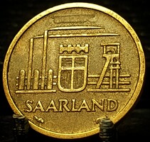 Saar 10 frank, 1954 E16F4