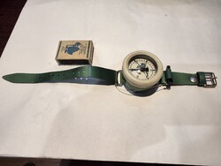 Retro vintage újszerű nagyon ritka francia búvár kund mélységmérő karóra depth gauge diving