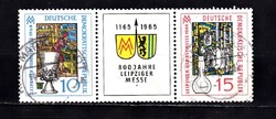1964 DDR Kelet Németország Lipcsei Őszi Vásár Pecsételt Bélyeg