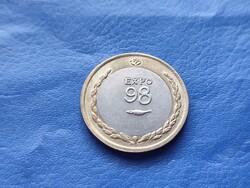 PORTUGÁLIA 200 ESCUDOS 1998 EXPO 1998! HAL! BIMETÁL! UNC!