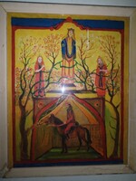 Schéner Mihály (1923-2009) - Beautiful Vintage Oil Painting on Panel, Framed.