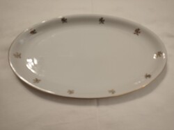 Gold-Flower Porcelain Roast Dish