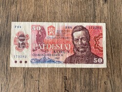 Csehszlovákia 50 Korona 1987 F