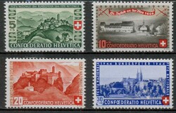 CH 31 - Svájc 1944 Pro Patria teljes sor (4 db) - POSTATISZTA