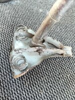 Old, vintage or veteran comfort bicycle saddle