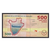 Burundi,500 francs 2018 UNC
