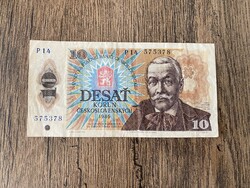 Csehszlovákia 10 Korona 1986 F+