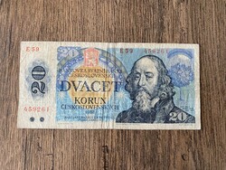 Csehszlovákia 20 Korona 1988 VG