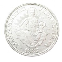 Magyarország,2 pengő 1939 EF+ ezüst 10g640