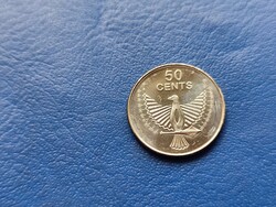 SALAMON-SZIGETEK 50 CENT 2012 MADÁR! II.ERZSÉBET IDŐS! UNC! RITKA!