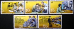 ND2583-7 / NDK 1981 Információk a Posta és Távirati Szolgálatról bélyegsor postatiszta