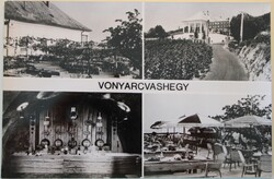 Képeslap, Balaton, Vonyarcvashegy, részletek (K10)
