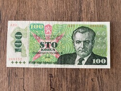 Csehszlovákia 100 Korona 1989 VF