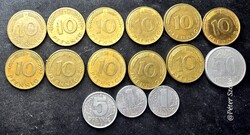 Német (NSZK és NDK) pfennig érme tétel,gyűjtemény (15 db érme)
