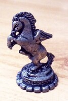 Antique Miniature Lead Figurine. Taltos Horse