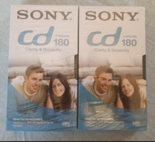 2 db bontatlan SONY CDit 180 (E-180) VHS videokazetta