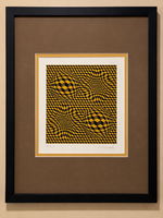 Victor Vasarely 1906-1997 'Coelum' artwork, matted and ready to hang!
