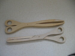 Wooden grill tongs, wooden scissors for sale by piece